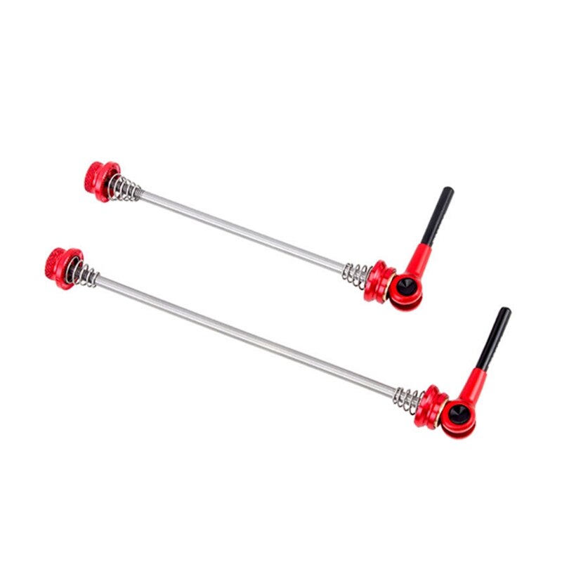 1 Set Mountain Road Bike Lightweight Quick Release Skewer Bicycle Cycling MTB Part Titanium Axle CNC Wheel Hub Fix Lever: 4