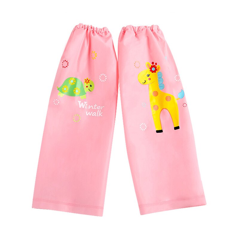 Pantalones de lluvia impermeables para niños, polainas para senderismo, ropa de lluvia Infantil, pantalones a prueba de lluvia: pink deer