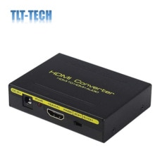1080P HDMI to HDMI Optical SPDIF Suppport 5.1 + RCA L/R Audio Video Extractor Converter Splitter Adapter