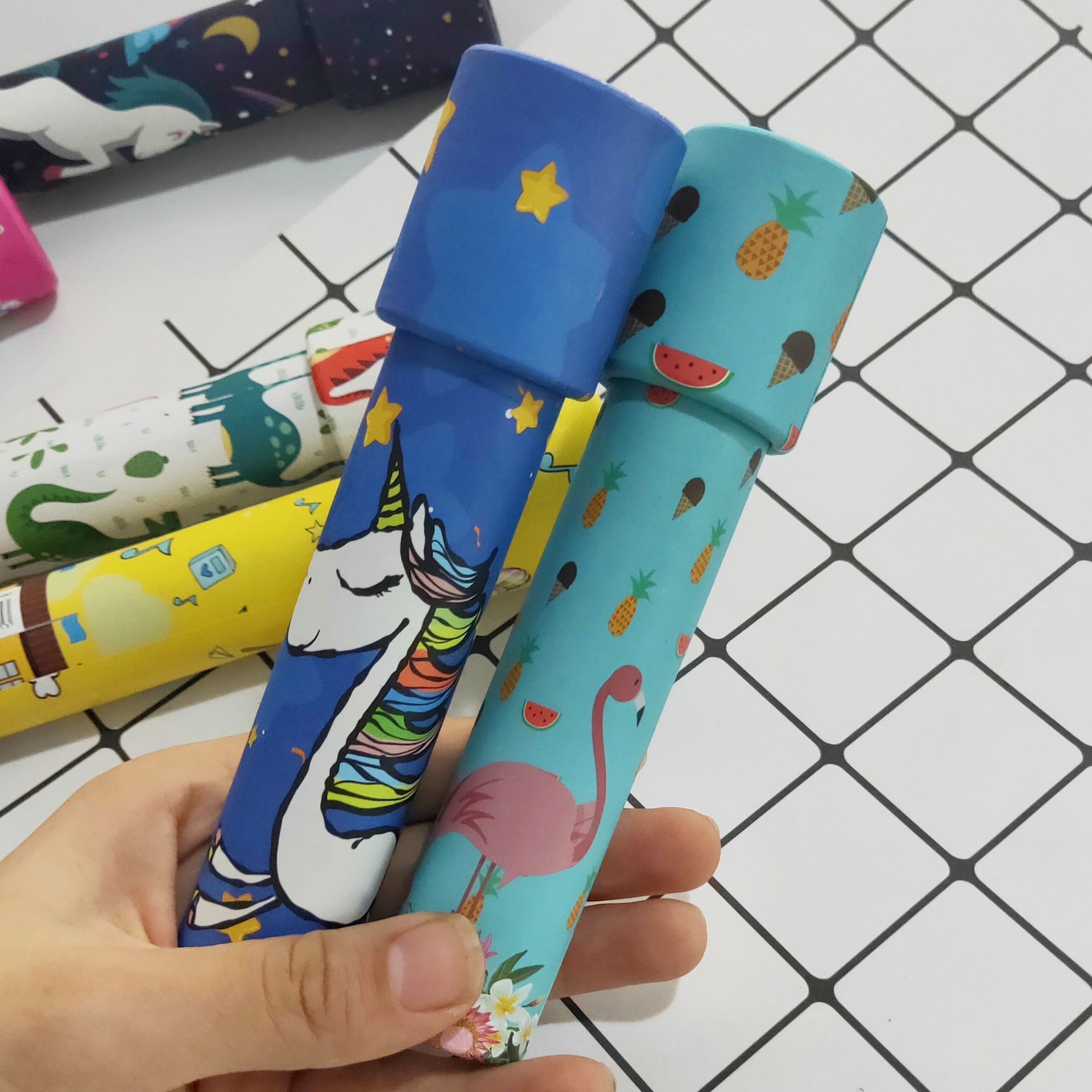 Kaleidoscopes Kinderen Speelgoed Schaalbare Uitgebreide Rotatie Verstelbare Fancy Kleur Wereld Educatief Speelgoed Voor Kinderen Kleur Willekeurige