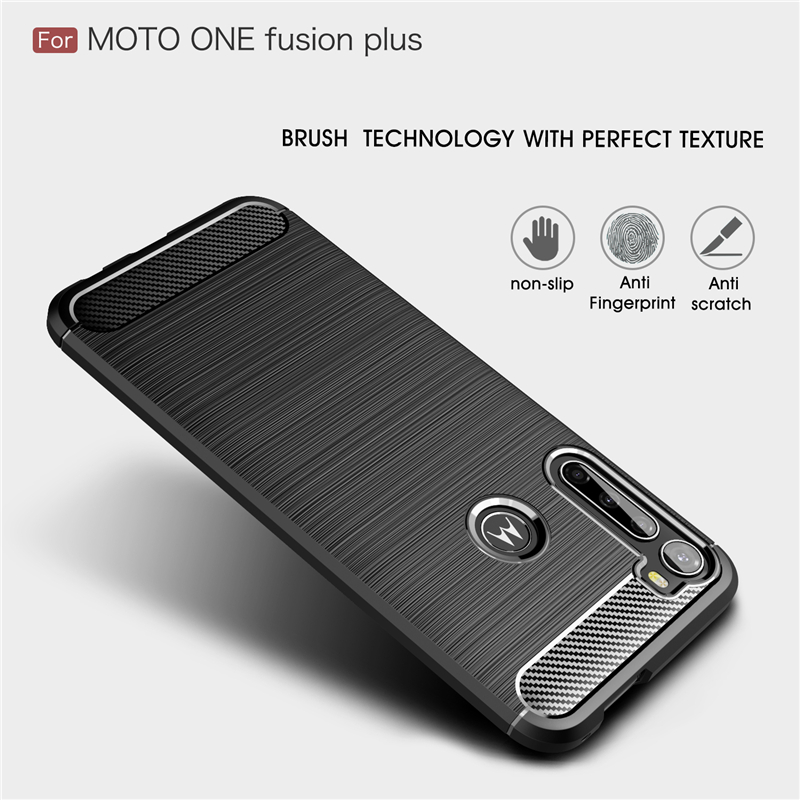 Funda para Motorola Moto One Fusion Plus, funda de silicona para Moto One Fusion Plus
