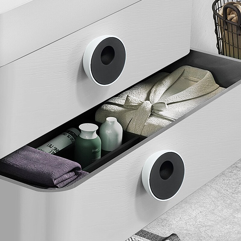 Moderne Eenvoudige Halfronde Kast Deurgrepen Garderobe Badkamer Kast Lade Knoppen En Trekt Furniture Hardware