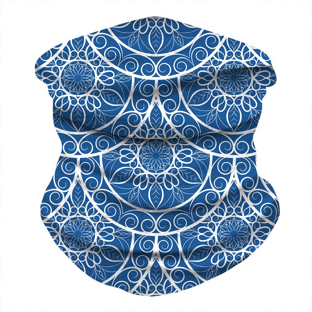 Mandala hodeskjerf headwraps til kvinner bandanas nakke menn gamasjer skjerf hals balaclava sol beskyttelse ansikt halo hodeplagg pannebånd: Farge 3