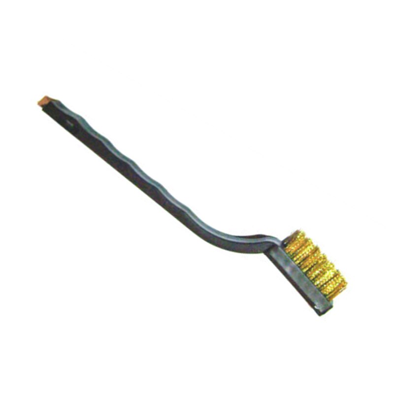 12 X Wire Brush Mini Micro Steel Brass DIY Paint Rust Remover Removal Metal