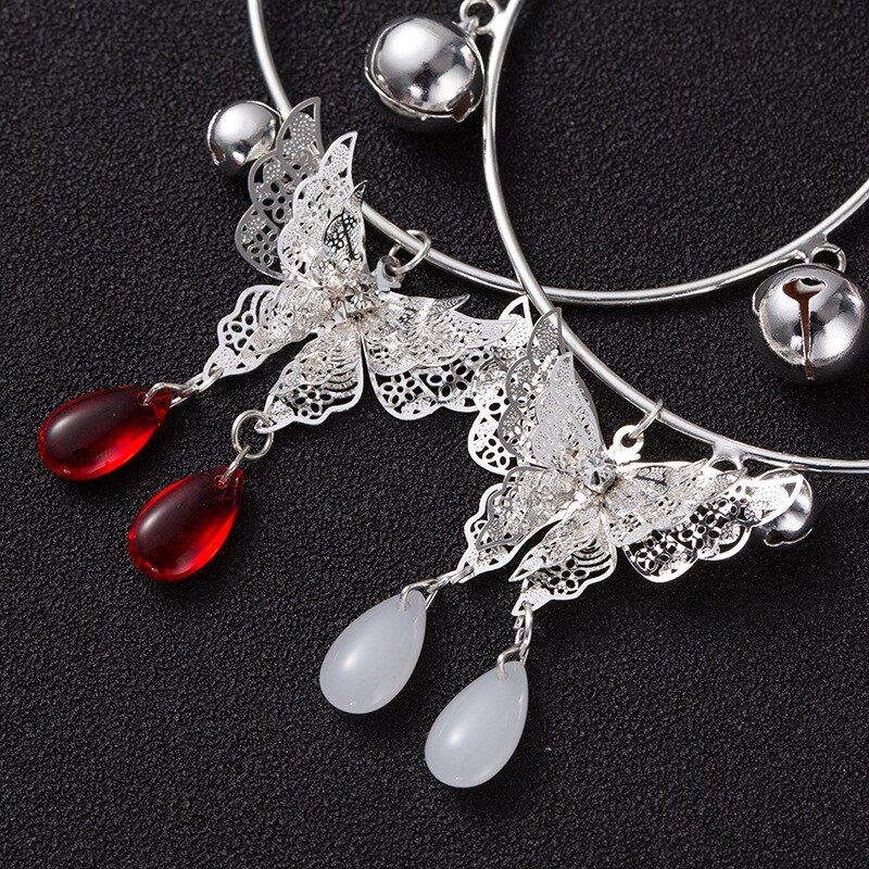 Pulsera celestial con de mariposa para mujer, brazalete de mariposa, hecho a mano