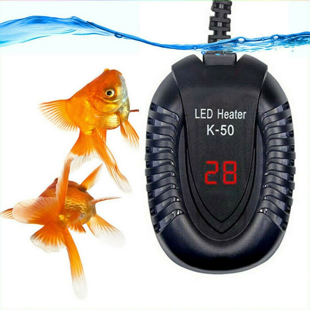 Aquarium Fish Tank LED Display Digital Water Heater Submersible Thermostat Adjustment Temperature Control Products