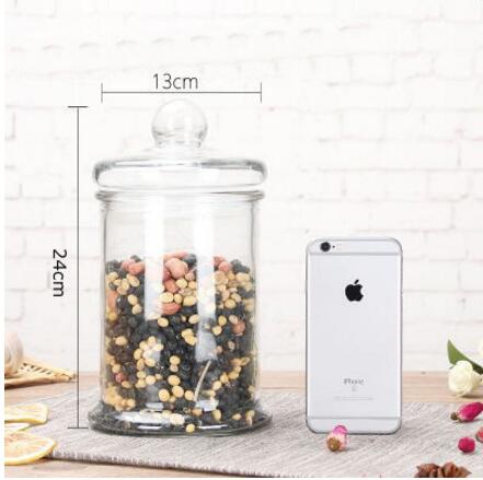 RSCHEF Glas lagerung dosen verschlossenen dosen Heimat küche dosen kann wiederholt verwendet werden Tee getrocknete obst getreide Tee: 1250ML