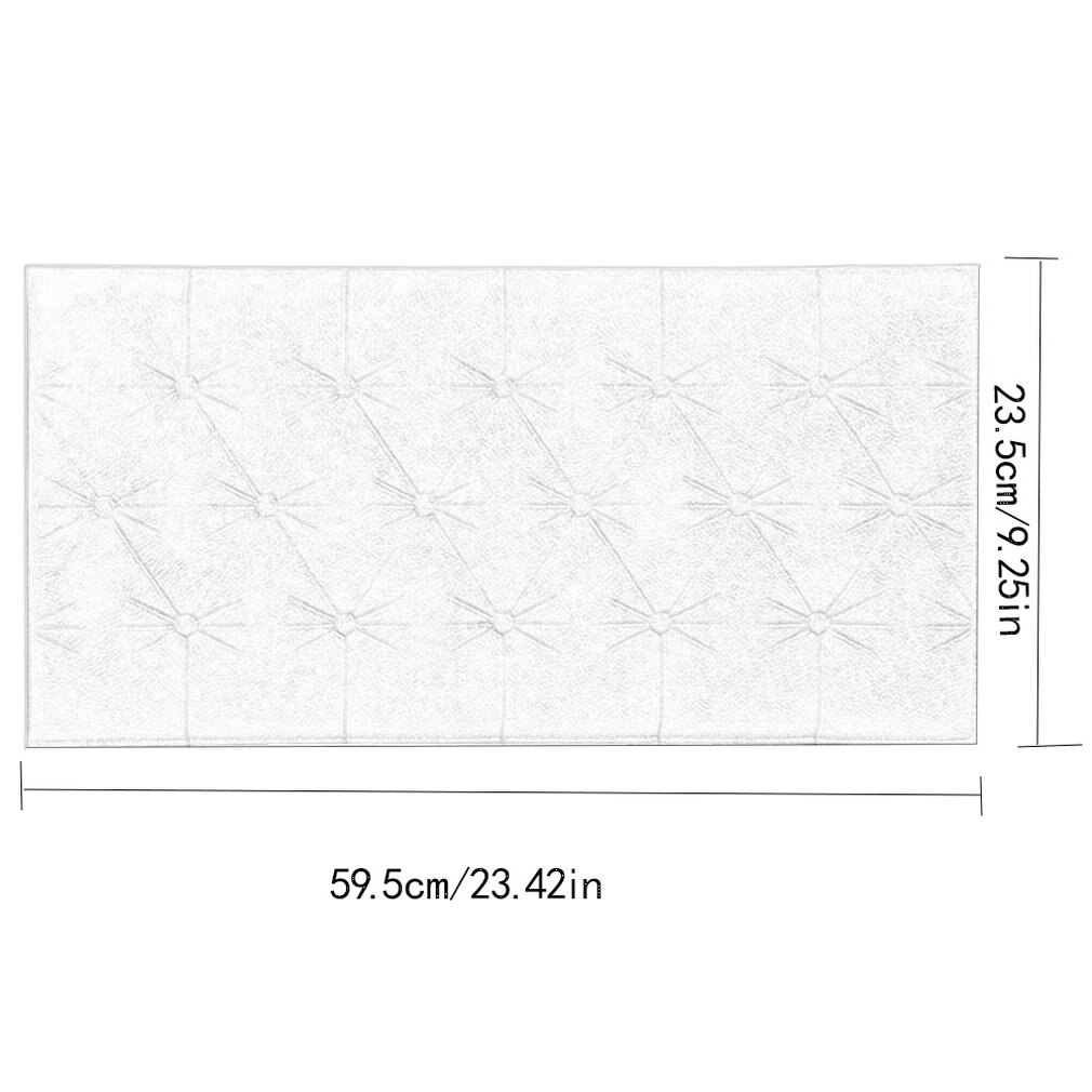 Adesivi murali morbido pacchetto anticollisione adesivi murali in schiuma autoadesiva stereo 3D impermeabile per bambini