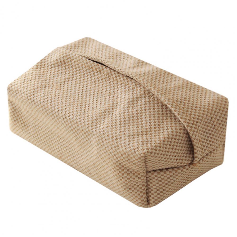 Tissue Case Japanese-Style Decorative Fabric Table Tissue Boxes for Car Tissue Case