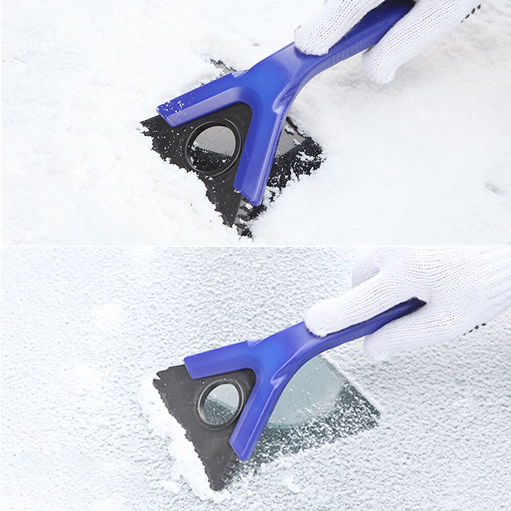 Car Ice Scraper Detachable Blade Windshield Snow Wiper Snowing Toughness Electric Portable Blade Ice Frost Remover