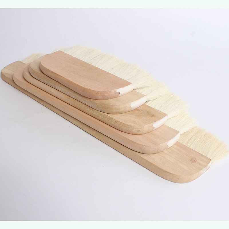 8/10/12/14/18 inch large brush wall paint brush bristles row brush art brush wooden cleaning brush acrylic paint art supplies