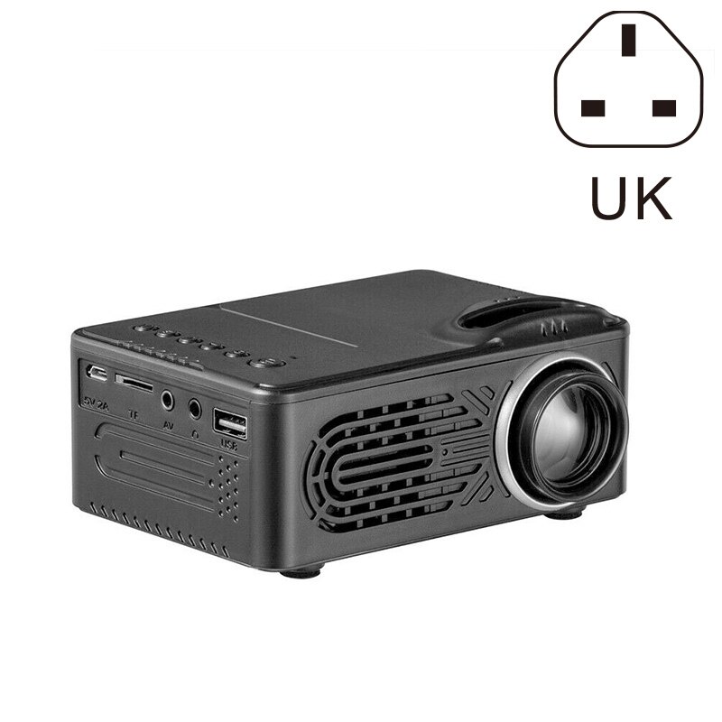 HD Neat Portable Pocket Projector Support 1080P Built-in Stereo Speaker for Home Office DQ: UK