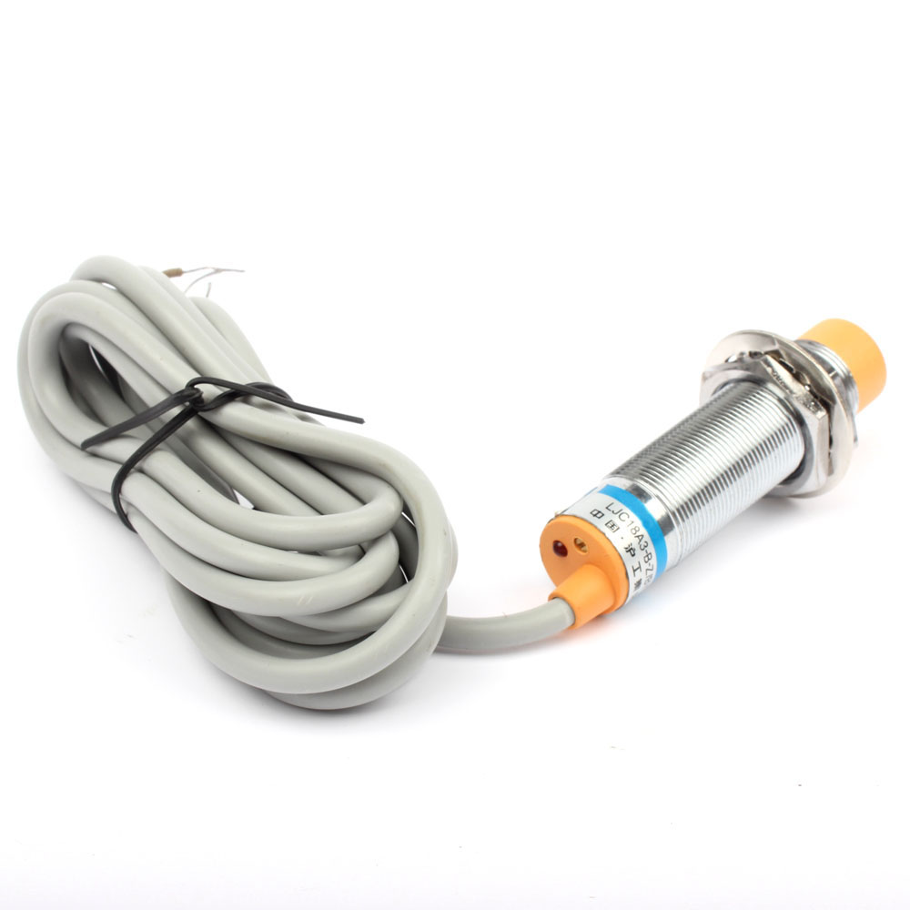 Dianqi kapasitans nærhetssensor ljc 18 a 3- b-z/av ,18mm diameter ,10mm detektiv avstand ,dc 6-36v, pnp 3 ledning ingen sensorbryter