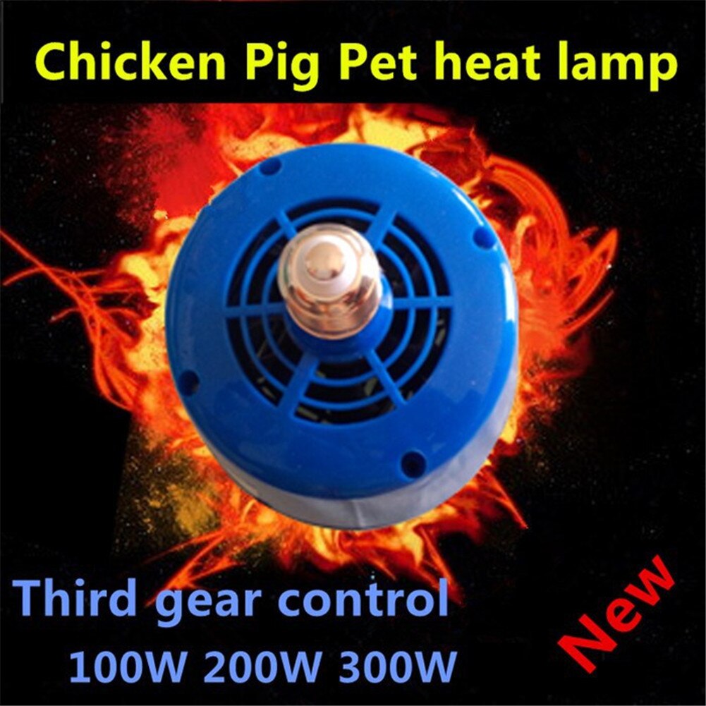 Boerderij Heater 2nd Generatie Chinese Dier Warm Licht/Kip Varken Warmte Lamp/Blauw/100W200W300W/3-speed Control/Led