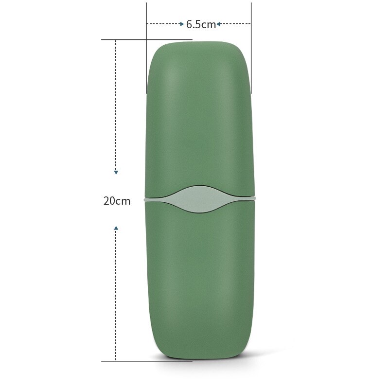 Tandpasta Case Cover Reizen Tandenborstelhouder Cup Mondwater Draagbare Opbergdoos Badkamer Organizer Fles Outdoor Accessoires: 2