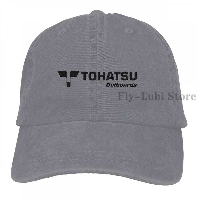 Tohatsu Outboards Baseball cap men women Trucker Hats adjustable cap: 2-Gray