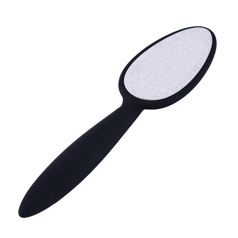 Dubbelzijdige Nail Eelt Cuticle Remover Nagelvijlen Rvs Pedicure Voet Harde Droge Dead Skin Remover Pedicure Voetrasp: Black