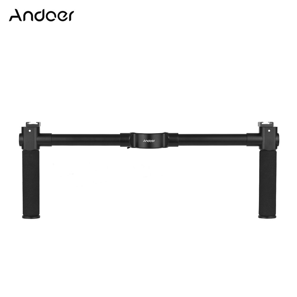 Andoer – stabilisateur de cardan Zhiyun Crane 2, support de guidon à double poignée en alliage d&#39;aluminium