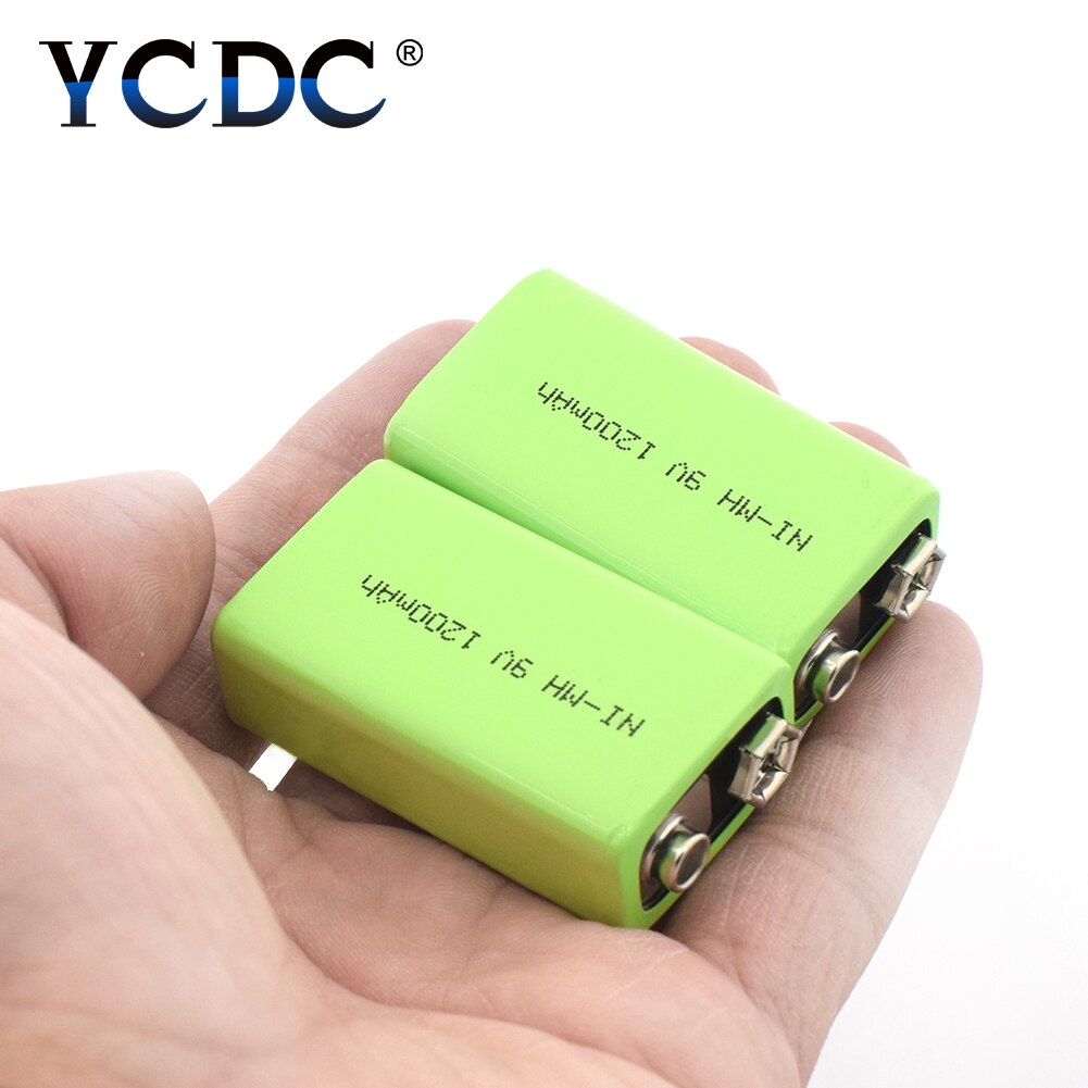 Ycdc 1/2/4 Stuks 1200Mah 9V Nimh Batterij 6F22 9V Ni-Mh Oplaadbare Batterijen Voor draadloze Microfoon Speelgoed Auto
