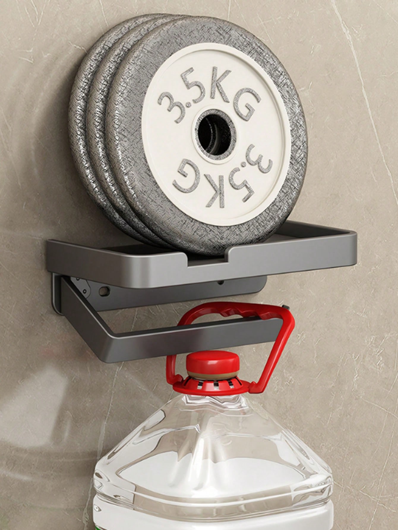 Toiletpapirholder, vægmonteret papirrulleholder med selvklæbende eller skruede kanter, multifunktionel badeværelsesopbevaringsfordeler