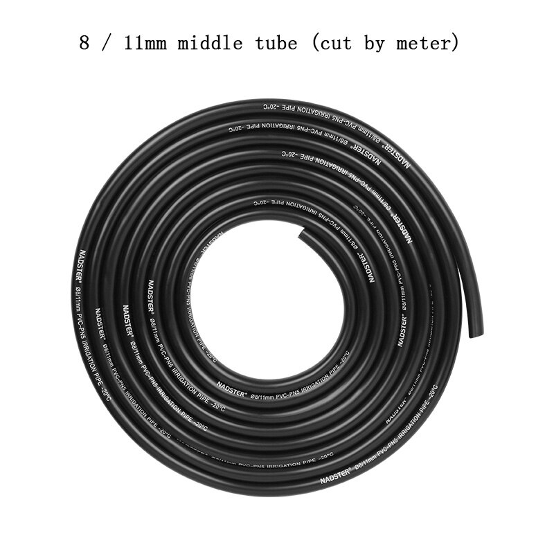 Rainwater Induction Large LCD Screen Automatic Watering Device Garden Balcony Irrigation System Intelligent Sprinkler Controller: Middle tube 1m