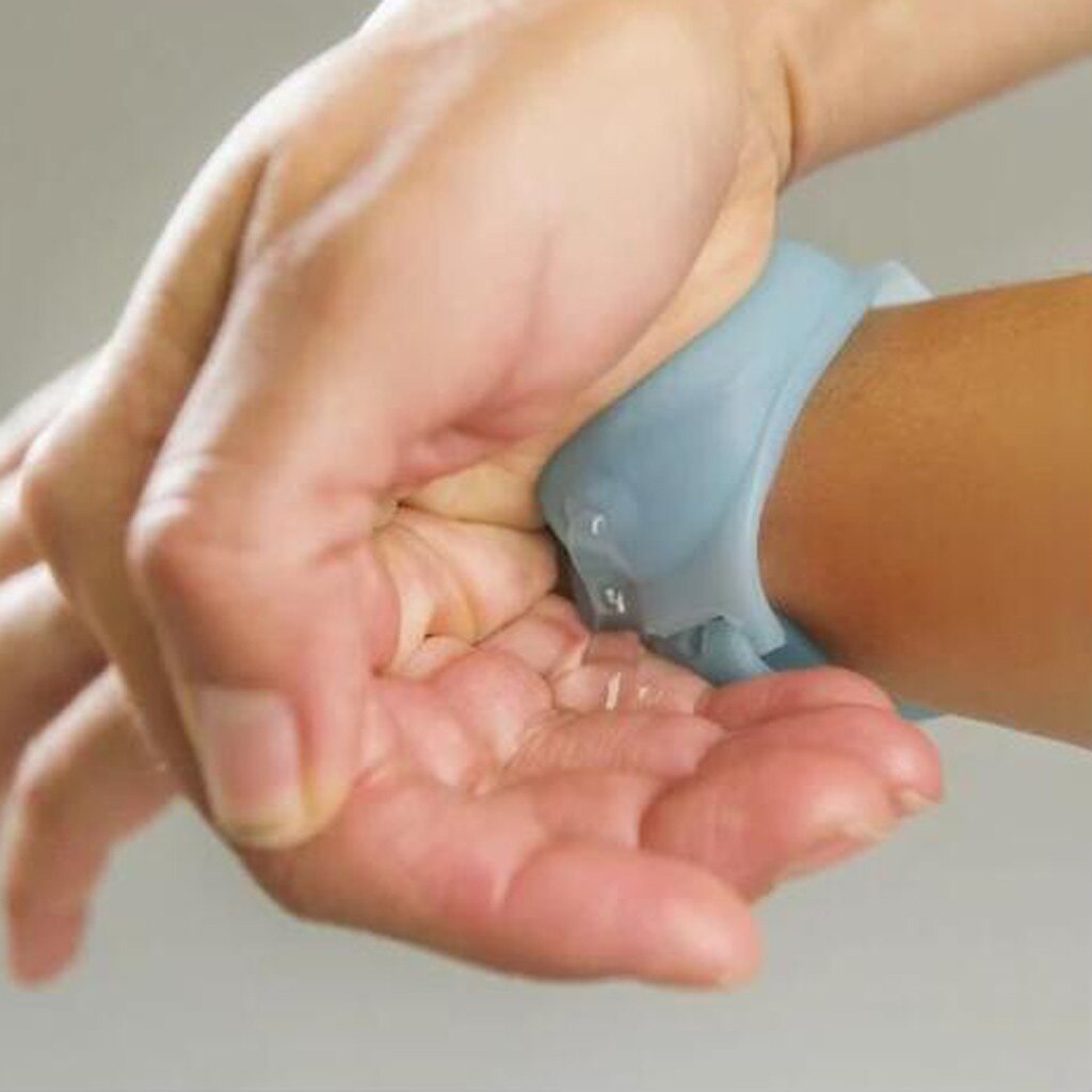 Gel de lavage des mains de distributeur de main de Bracelet liquide d'enfant adulte avec le Bracelet de bracelets de Silicone réglable de vclean de désinfection entière 15mL