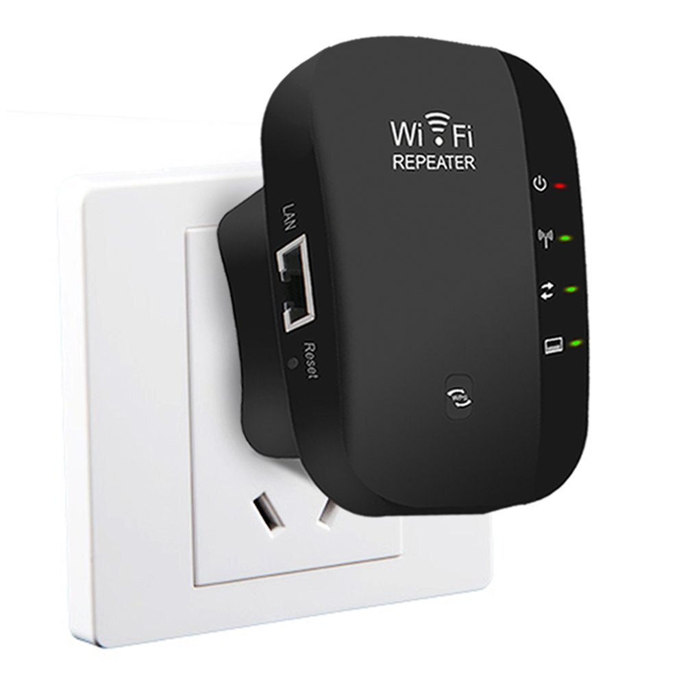 Wifi router dual band repeater høj effekt wifi signal forstærker trådløst netværk repeater wifi signal sort