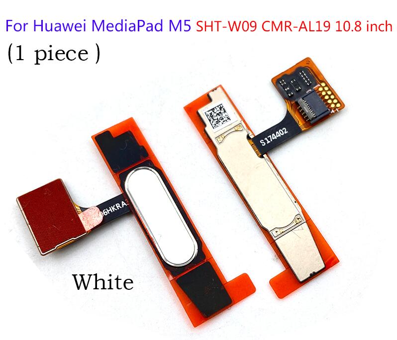 Sensor Flex Kabel Voor Huawei Mediapad M3 Lite 10.1 M5 10.8 Inch Home Button Vingerafdruk Menu Return Key Flex: M5 10.8 White