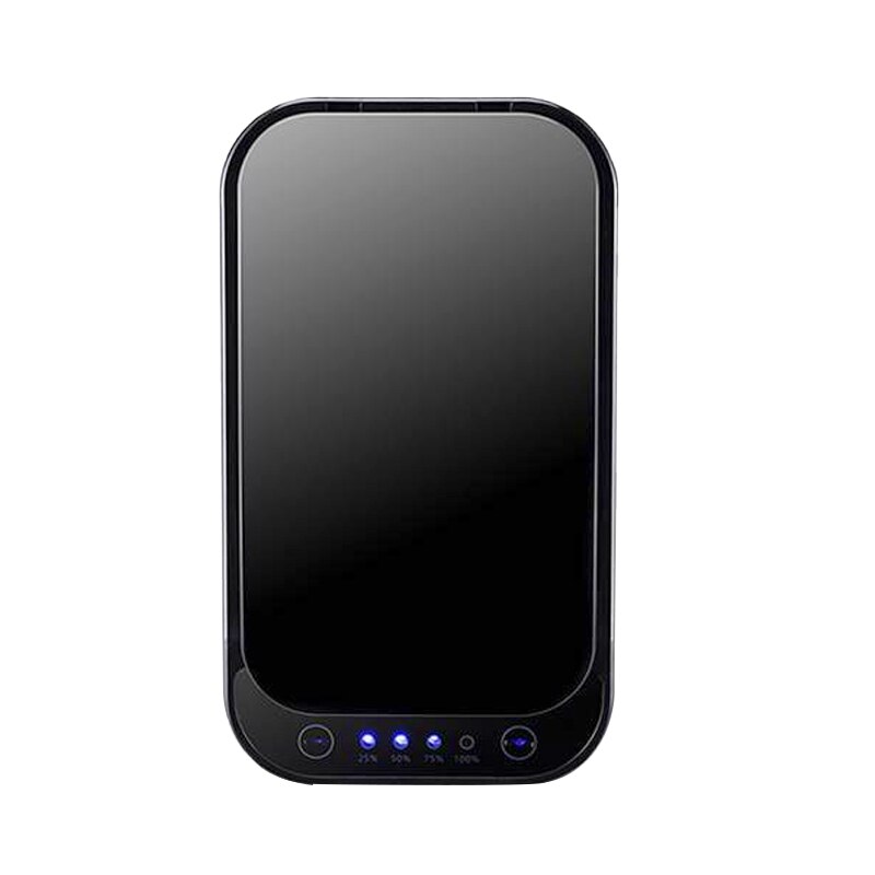 Multifunctional Mobile Phone Wireless Charger, Mask Disinfection Machine, UV Disinfection Box, Mobile Phone Disinfection Box: Black