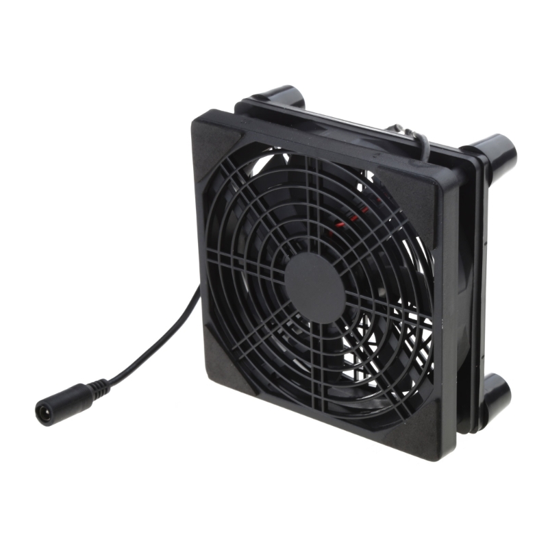 Ventilador de ordenador con gran flujo de aire, dispositivo de ventilación de 12CM, CA de 110V, 220V, DC3V-12V, 2000RPM, velocidad ajustable, 12x12x5mm, para módem TV Box