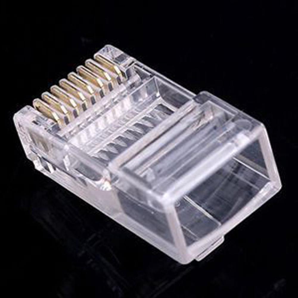 25pcs RJ45 Cat 6 6e Network Internet Ethernet Crimp Cable Plugs Connectors Ends top Cable connector