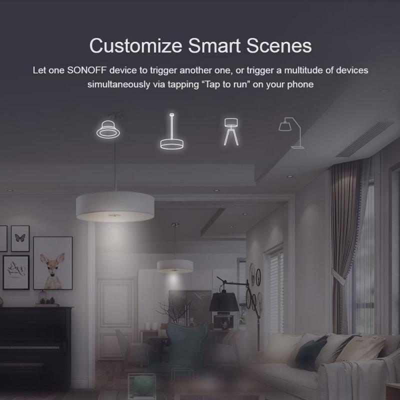 1-20 pezzi 10A SONOFF di base R2 accorto interruttore WiFi interruttori senza fili accorto casa controllo APP telecomando vocale Alexa Google casa