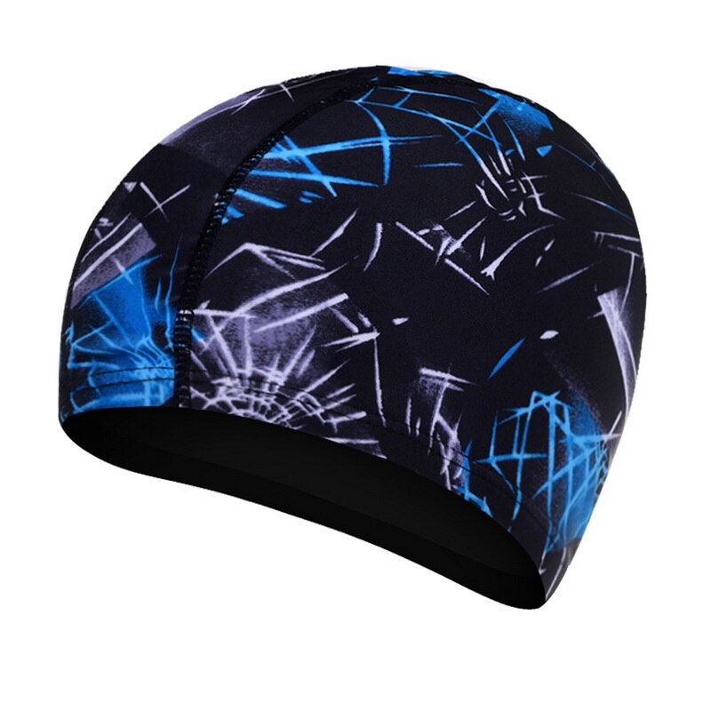 Sfit Elastische Waterdichte Pu Stof Beschermen Oren Lange Haar Sport Zwemmen Zwembad Hoed Badmuts Size Voor Mannen & Vrouwen Volwassenen