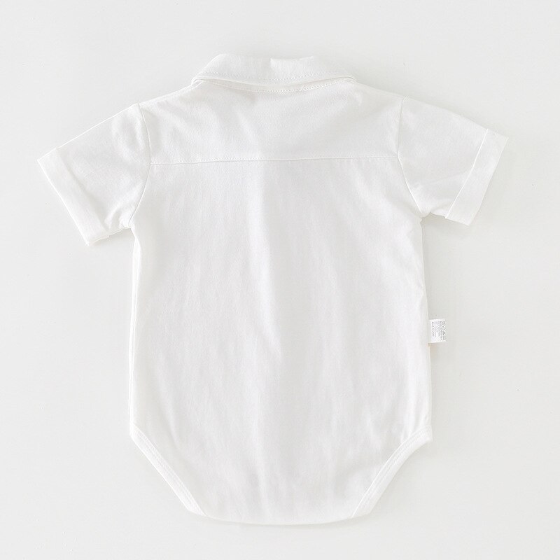 Style Cute Bowknot baby clothes Summer Newborn Kids Baby Boy Bodysuit Jumpsuit Clothing Outfits 0-18M
