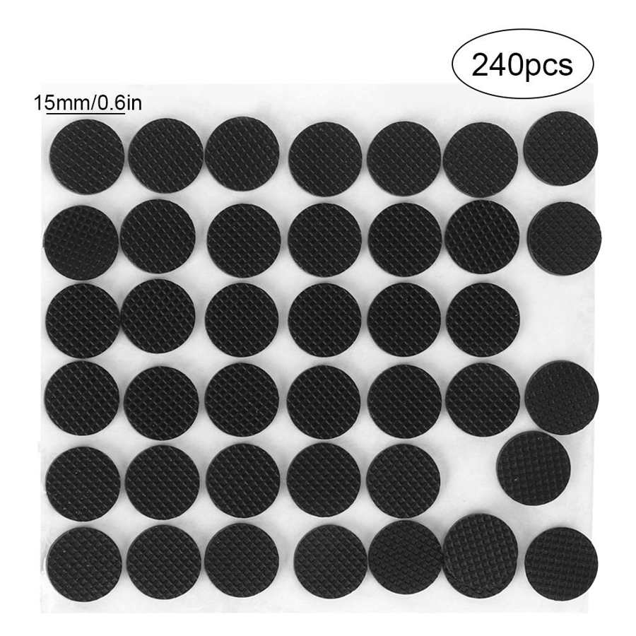 240Pcs Waterdichte Siliconen Pads Afdichting Ronde Mat Schroef Bevestiging Washer 15Mm X 2Mm Deur Silicon Bumper
