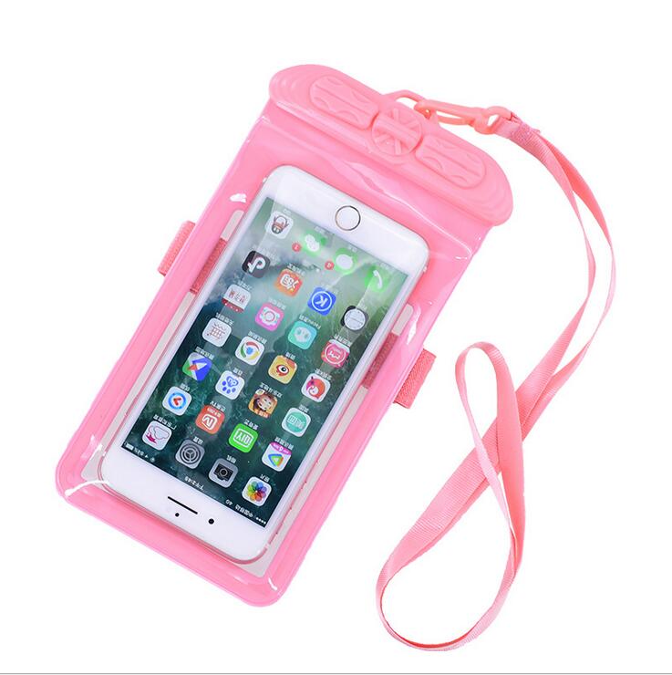 Bolsa impermeable para teléfono móvil, funda transparente para buceo, columpio, playa, natación