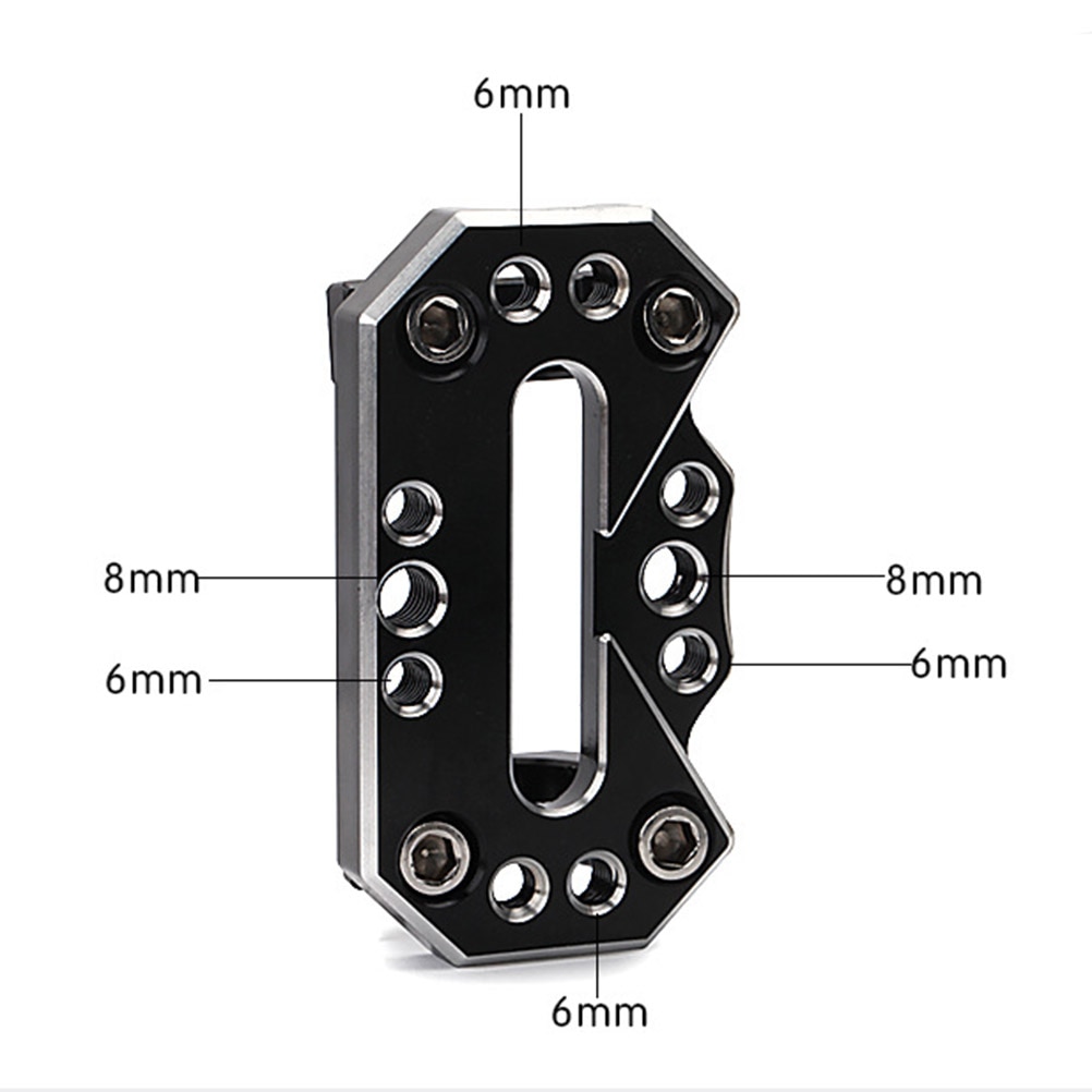 Base de montaje del manillar de la motocicleta del CNC para el cargador mango auxiliar del balancín barra de equilibrio ajustable barra de refuerzo A30
