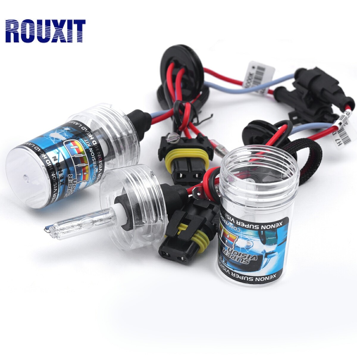 Hid xenon  h7 35w 6000k metal base pærer udskiftning 12v bilkørsel forlygte pære tågelygter auto forlygte pære