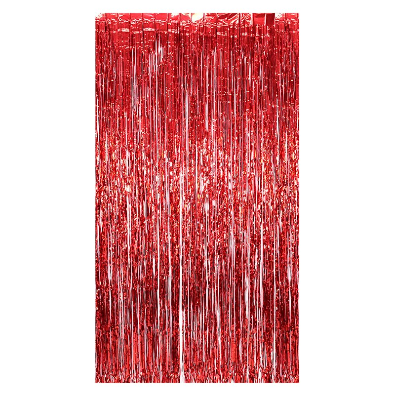 1*2M oro rosa papel oropel flecos cortina Fondo boda decoración cumpleaños cortina de cabina de la foto de decoración de la pared: Y04