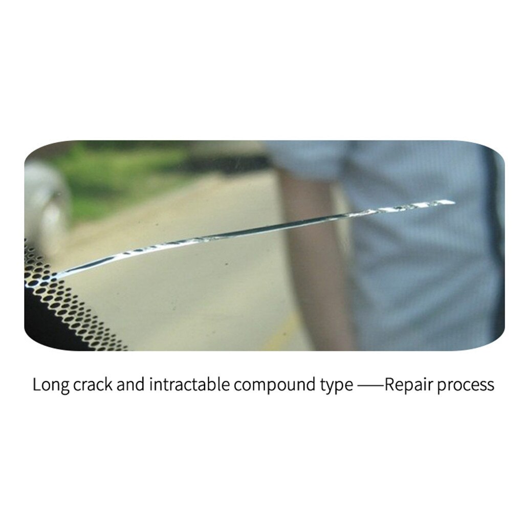 #50 Car Window Glass Crack Chip Resin Windscreen Windshield Repair Diy Tool Kit 30ml Magic Windshield Crack Adhesive