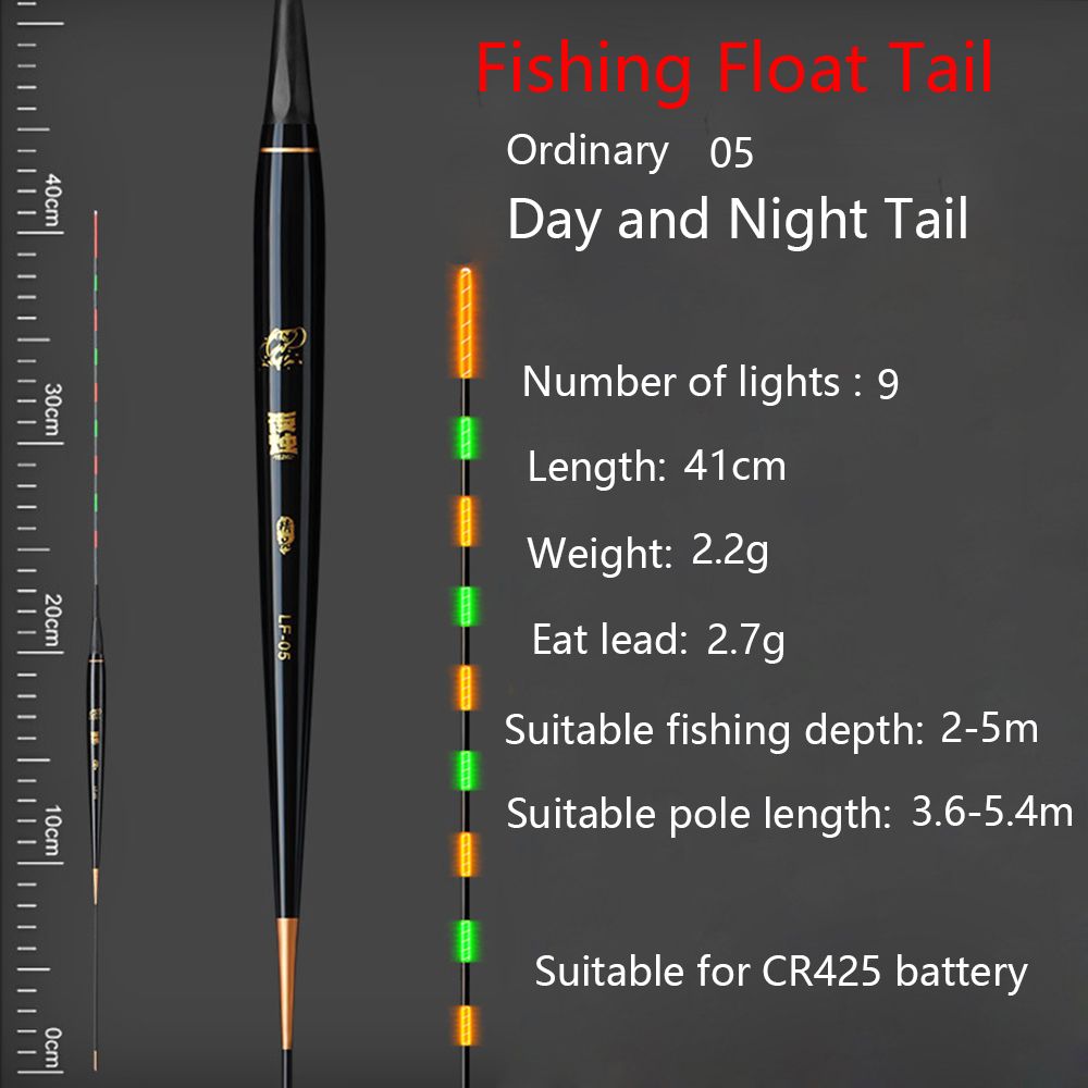 Plastic Fishing Lure Luminous Fishing Smart Float Top Float Indicator Electronic Floats Buoy Fishing Tackle Drift Lure Accessory: Ordinary-05