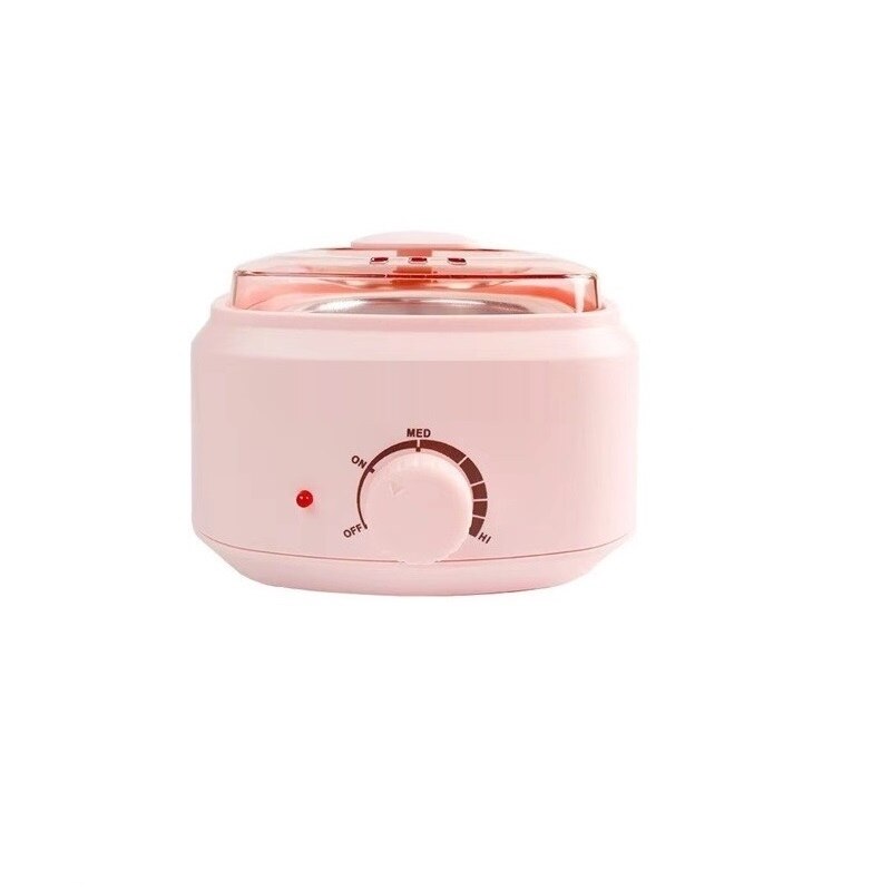 Chauffe-cire électrique de 500ml, Mini appareil chauffe-cire pour épilation des poils, pour Spa, dépilatoire, Machine à fondre, Pot, contrôle de la température: Rose