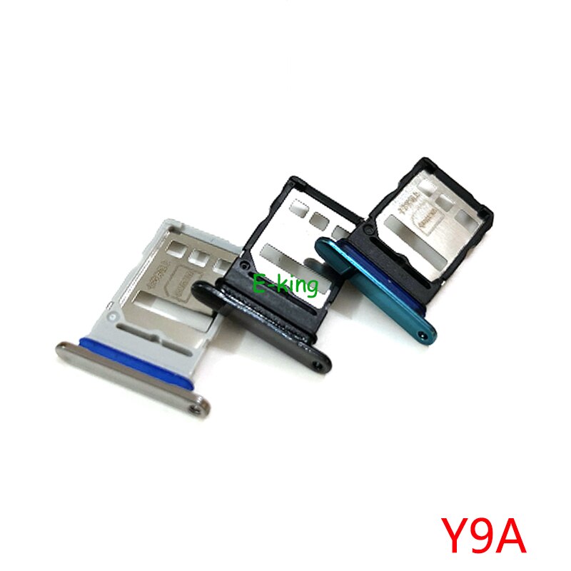 Supporto per vassoio Sim per Huawei Y7A P Smart 2021 Y9A presa per adattatore per Slot per Slot per schede SIM
