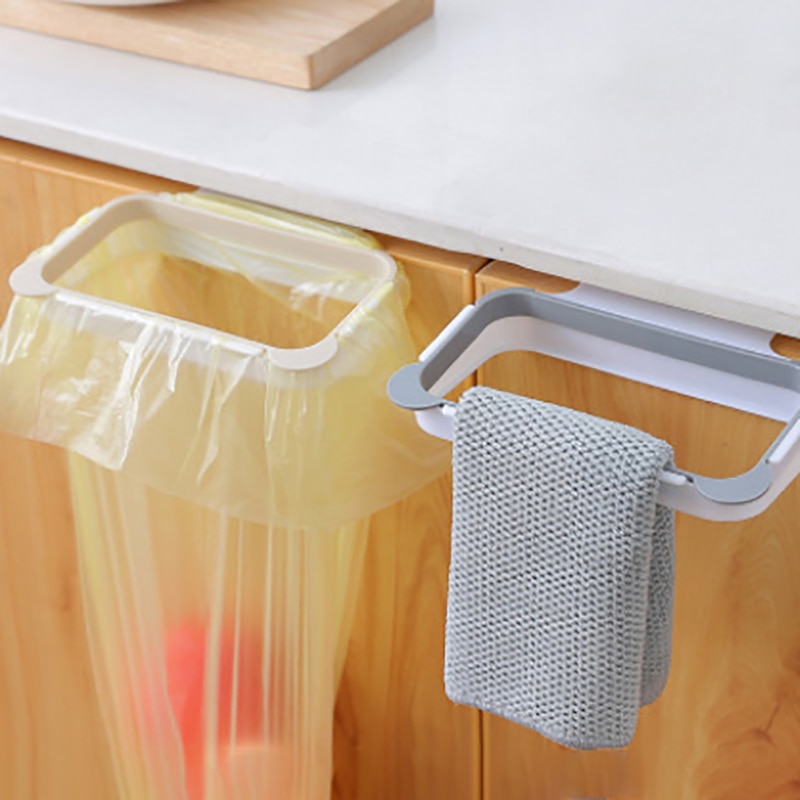 1pc Küche Schrank Tür Korb Hängen Abfalleimer Behälter Müll Tasche Halfter Tragbare Küche Mülleimer Tasche Halfter Küche Spielereien