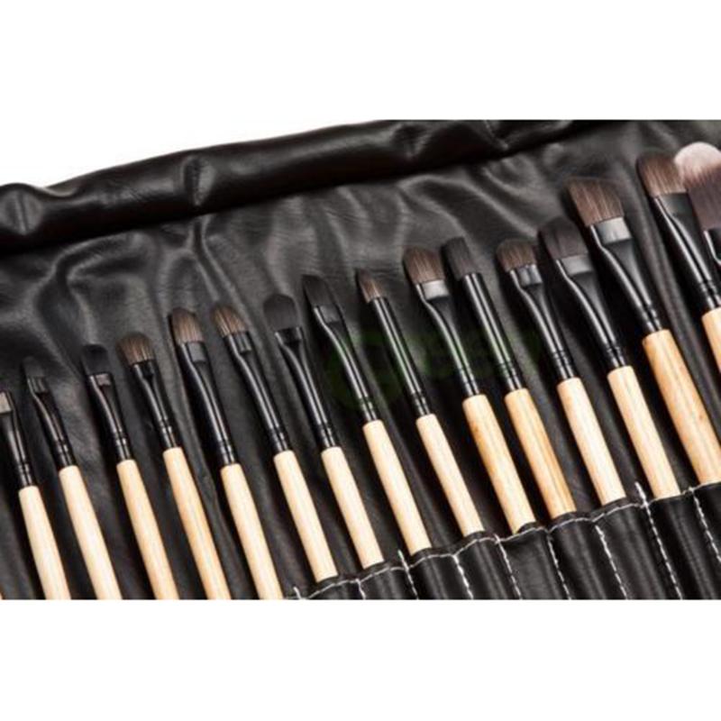Conjunto de pinceles de maquillaje , 32 brochas diferentes, resistente al agua, organizador de bolsas de maquillaje