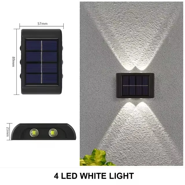 Solar--LED-Licht für Höhle Außenbereich, wasserdichte Wandleuchte, Dämmerung bis Morgendämmerung, Zaunbeleuchtung für Sommer, Garten, Hof, Veranda, Gehweg, Camping, Heimdekoration: Rose / 41-50W