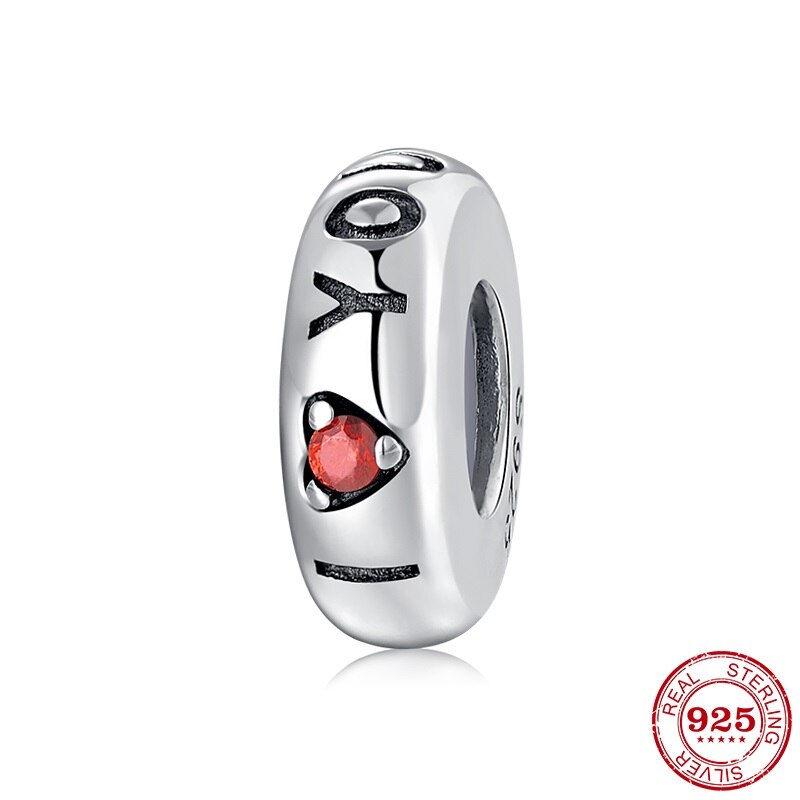 Di alta Qualità 925 Sterling Silver Bella CZ Belle Spacer Fermacorda E Ganci Misura Branelli Europei del Braccialetto di Fascino Monili che fanno: PA0025