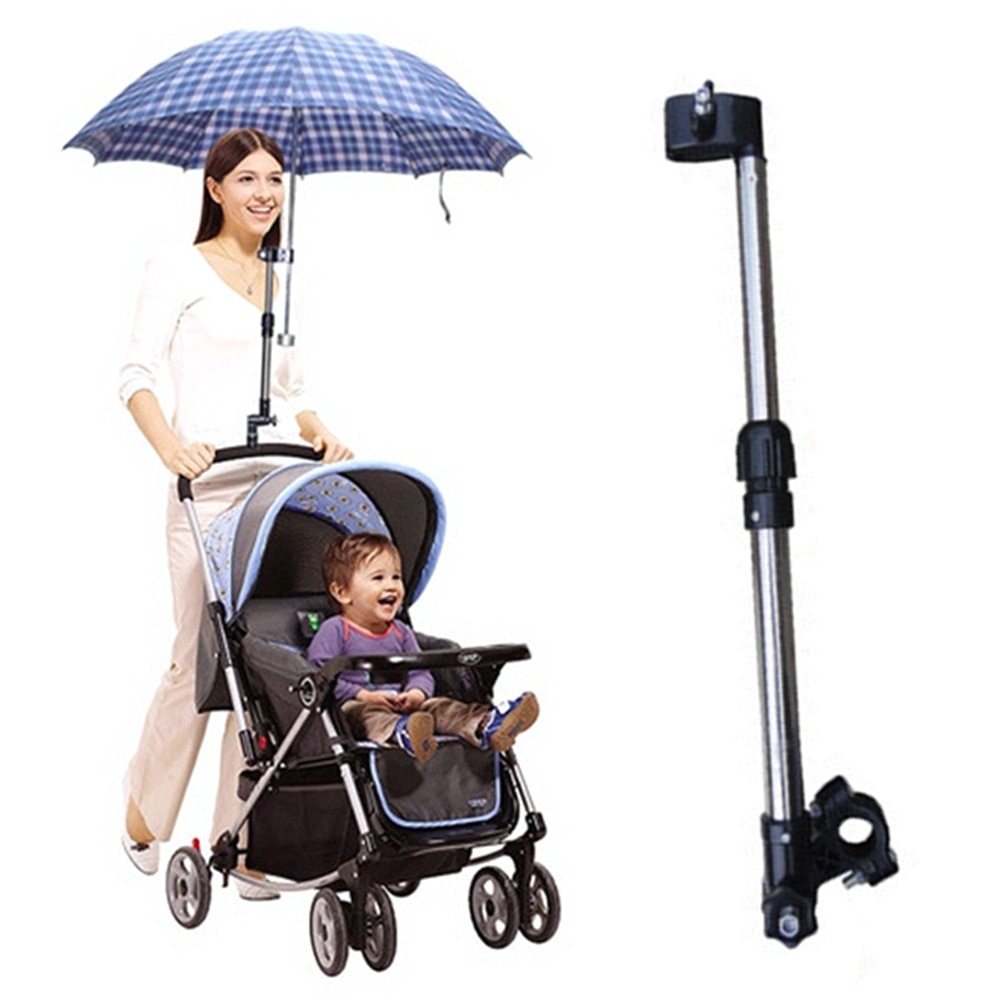 1 piezas ajustable bebé recién nacido soporte paraguas bicicleta cochecito silla de ruedas soporte barra cochecito Accesorios