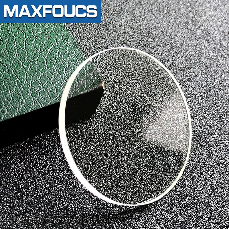 Ur glas safir erstatning flad 2.5mm tyk i diametre 30mm-39.5mm gennemsigtige krystal 1 stk