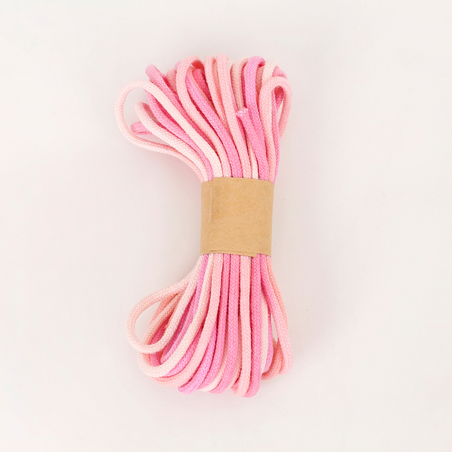 1 szt. 3mm Gruby Gradientowy Tęczowy Sznurek Bawełniany 10M Kolorowy Pleciony Sznurek robić DIY Biżuterii Makramy Bransolet Naszyjników i Rękodzieła: Niklu biały